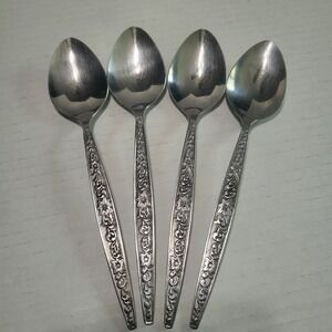 Vintage Stanley Roberts stainless steel Spoon‎ set Of 4 in Joelle pattern